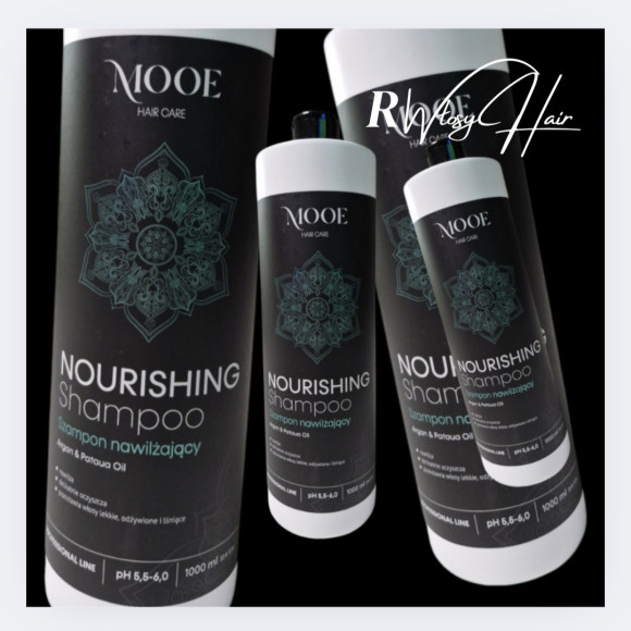 Szampon Nawilżający MOOE 1L – Intensywne Nawilżenie i Pielęgnacja Włosów